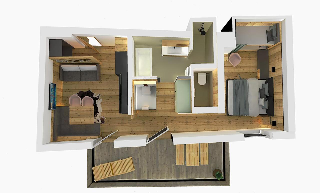 Wally Berg-Appartements ツァムス エクステリア 写真